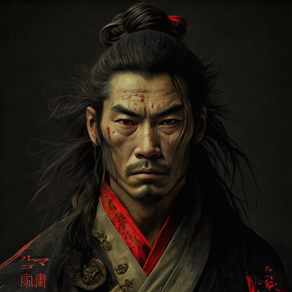 Mixed Media :: Painting and digital Art :: Hojo Masako, Hojo Samurai Clan